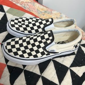 New vans checkered shoes